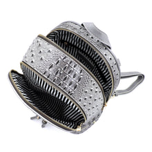 Ostrich Croc Backpack & Wallet Set