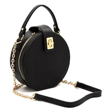 Round Crossbody- Black & White