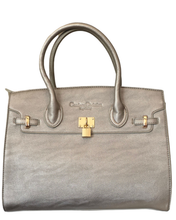 Two-Piece Pewter Tote and Wallet Set