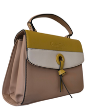 Color Block Satchel and Wallet Set