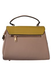 Color Block Satchel and Wallet Set