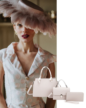 Three Piece Satchel Set-Beige