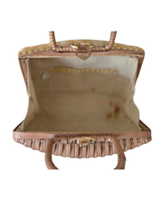 Vintage Ribbon Wicker Handbag