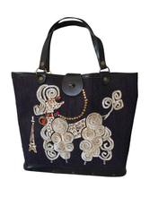 Vintage 1950s Paris Poodle Handbag