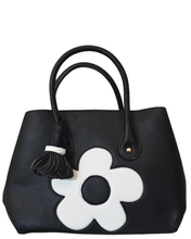 Black & White Daisy Handbag