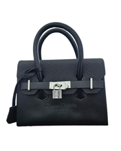 Black Mini Satchel & Wallet - 2 Piece Set