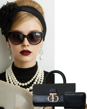 Black Mini Handbag and Wallet Set