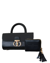 Black Mini Handbag and Wallet Set