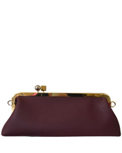 Burgundy Clutch