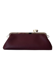 Burgundy Clutch