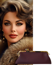 Burgundy Clutch