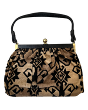Vintage Carpet Upholstery Handbag