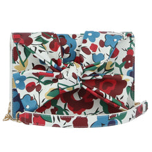 Red & Blue Floral Clutch