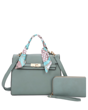 Classic Handbag and Wallet Set - 4 colors available
