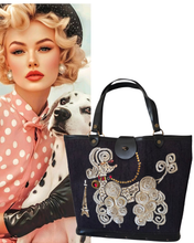 Vintage 1950s Paris Poodle Handbag