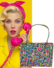 Vintage Floral Pattern Handbag