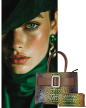 Green and Brown Croc 2 Piece Set