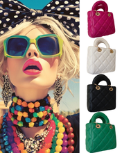 Quilted Mini Handbag - 4 Colors Available