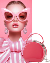 Fuchsia Ethel with Silver Hardware