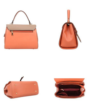 Color-Block Handbag & Wallet Set - 3 Colors Available