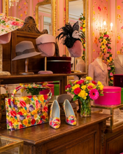 Floral Vintage Bag and Shoe Set