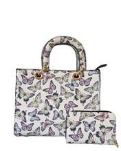 Butterfly Handbag and Wallet Set