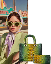 Green & Yellow Croc 2 Piece Set