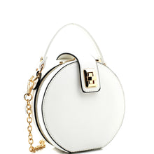 Round Crossbody- Black & White
