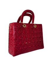 Red Quilted Tote & Wallet - 2 Piece Set