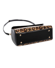 Leopard Luxe Glossy Satchel