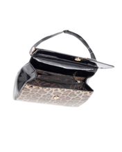 Leopard Luxe Glossy Satchel