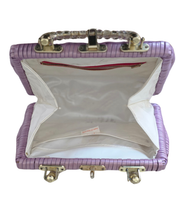 1960s Lavender Lattice Handbag