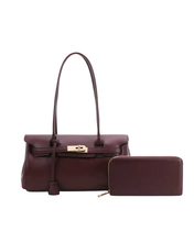 Wine Satchel and Wallet Set