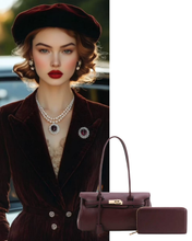 Wine Satchel and Wallet Set