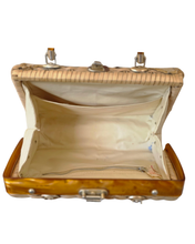 1950s Shell Art Basket Purse