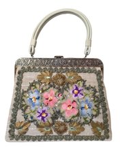 1950's Needlepoint Caron Handbag