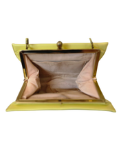 1960's Chartreuse Vintage Handbag